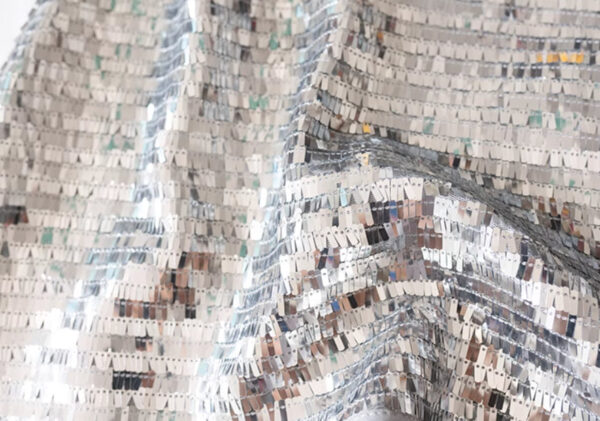 heavy industry glitter hot girl high waist skirt