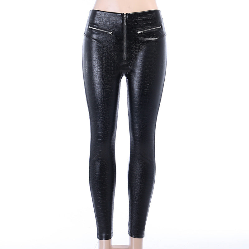 women's sexy peach hip leather pants, high waist, tight feet, high elastic pu leggings women's sexy peach hip leather pants, high waist, tight feet, high elastic pu leggings