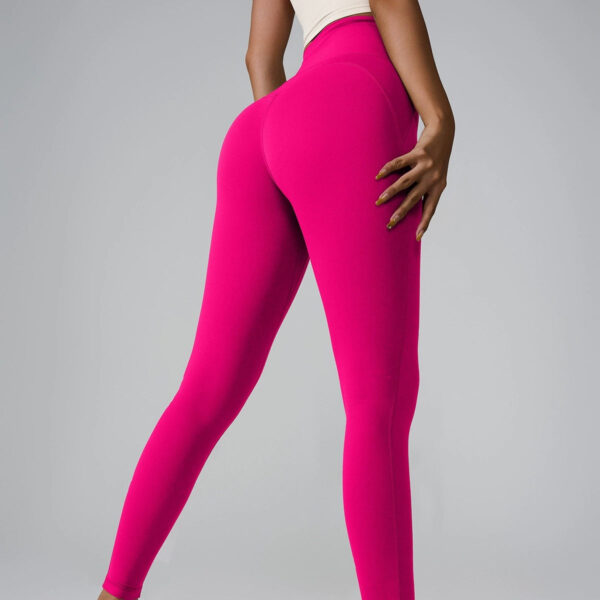 new sports trousers pocket high waist seamless nude feel yoga pants