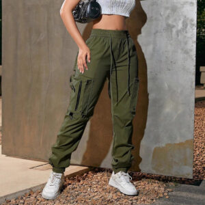 overalls summer american sports pants