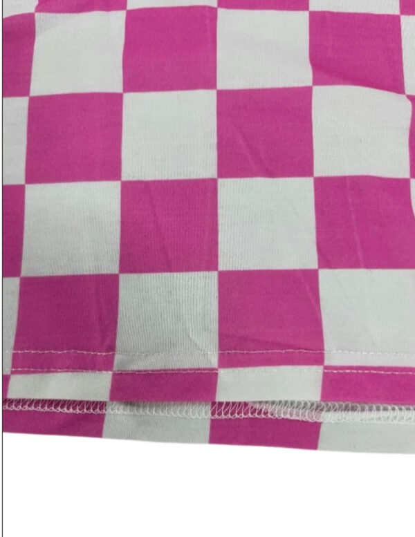 women's plaid print pocket elastic waist straight pants, casual and comfortable trousers for daily wear, women's pants womenswear bottom linen pants footwear fit baggy loose