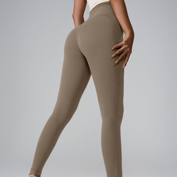 new sports trousers pocket high waist seamless nude feel yoga pants