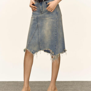 retro skirt women's bag hip short skirt