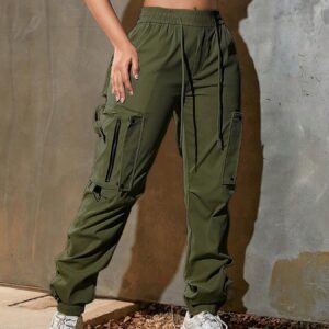 overalls summer american sports pants