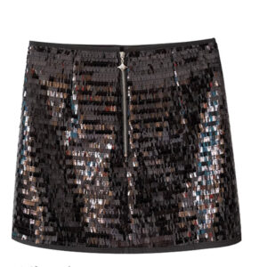 heavy industry glitter hot girl high waist skirt