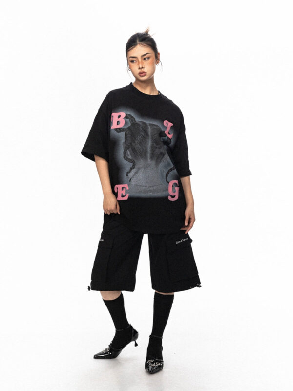 high street embroidered large workwear with pocket shorts