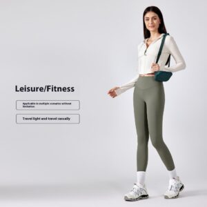 elastic high waisted trousers yoga pants belly contracting peach hip training