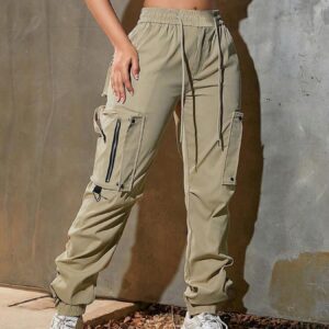 overalls summer american sports pants