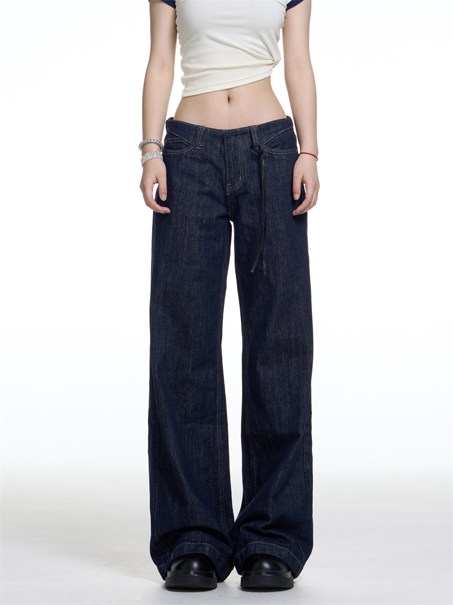 American Retro Washed Worn Jeans Women's Loose Straight 82502aed 9c06 42ad A662 5c6883201732