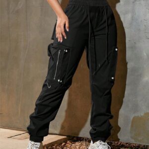 overalls summer american sports pants