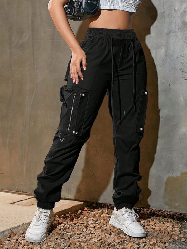 overalls summer american sports pants
