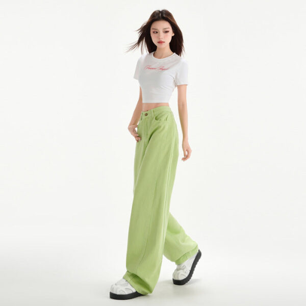 cherry blossom wide leg draping mop jeans cherry blossom wide leg draping mop jeans