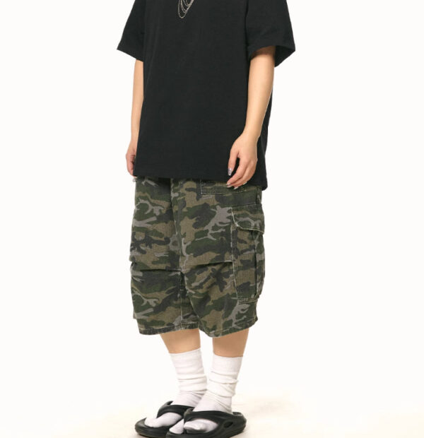 American Camouflage Workwear Shorts - Image 6