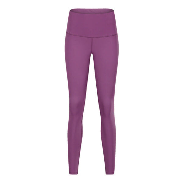 women's solid color high waist hip lift stretch yoga pants