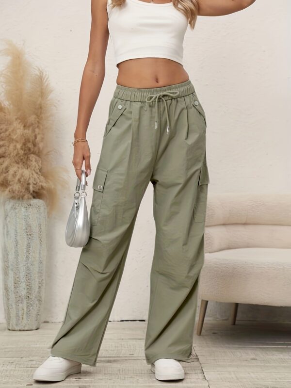 european and american trousers high waist loose tappered wide leg overalls