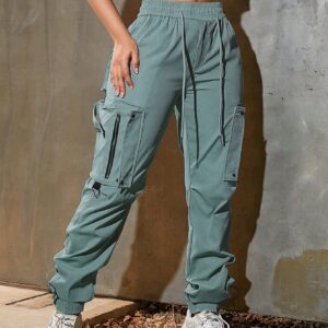 overalls summer american sports pants