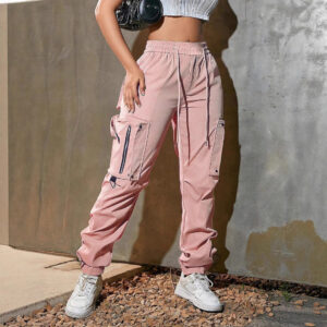 overalls summer american sports pants
