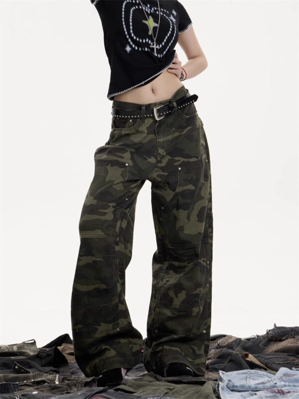 ccbf1f6a-8fd8-4476-9f04-14d1fd93ca9e American Retro Cleanfit Wide Leg Jeans - Image 2