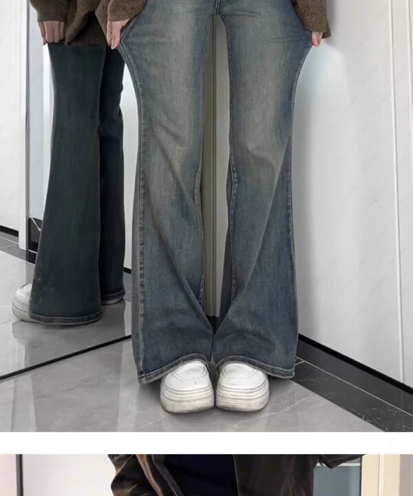 American-style Retro Skinny Jeans High Waist Slimming Without Leg Sticking - Image 2