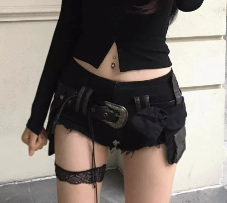 black one line jeans trainer denim shorts black one line jeans trainer denim shorts