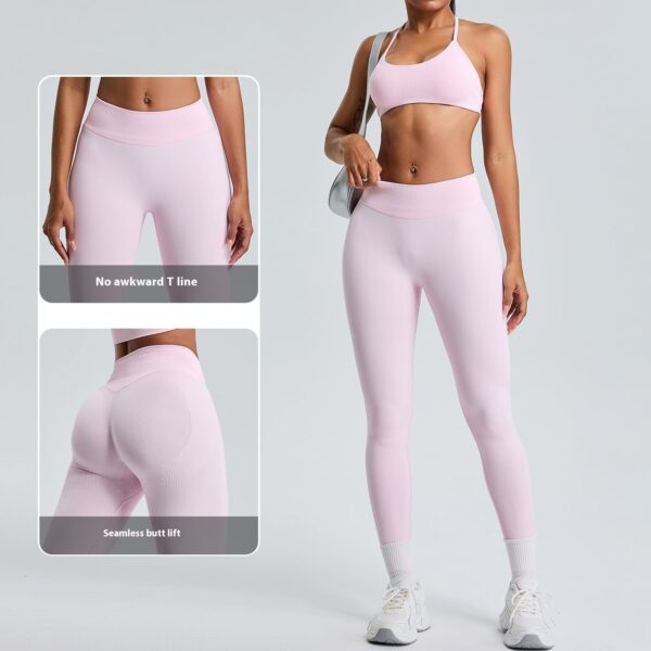 sports running yoga clothes high waist hip lift quick drying slim fit fitness pants